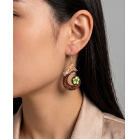 Hand Painted Wooden Earrings
